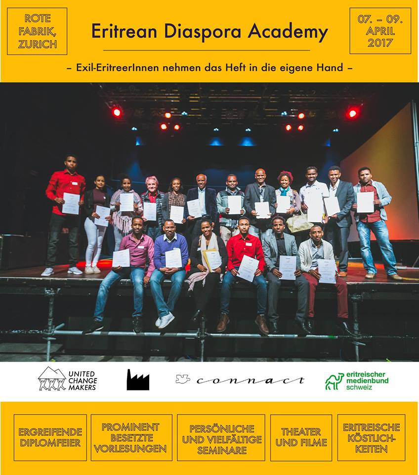 Eritrean Diaspora Academy 7.-9.4.2017 Rote Fabrik Zürich